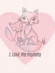 Baby And Toddler Girls Fox Snug Fit Cotton 4-Piece Pajamas