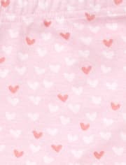 Baby And Toddler Girls Fox Snug Fit Cotton 4-Piece Pajamas