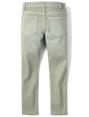 Jean super skinny en denim à ourlet effiloché pour fille