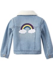 unicorn jean jacket children's place