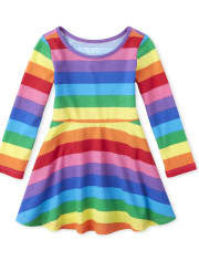 Children's place shop rainbow dress