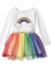 tutu dress rainbow