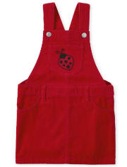 Baby And Toddler Girls Little Love Bug Embroidered Corduroy Skirtall