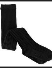 Toddler Girls Cable Knit Tights