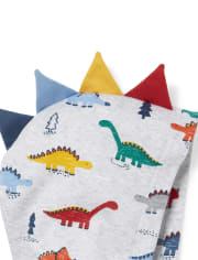 Conjunto de ropa de juego de 3 piezas Dino para bebés niños
