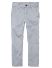 Boys Uniform Stretch Straight Chino Pants