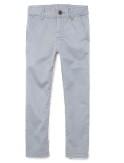 thumbnail image 2 of Boys Skinny Fit Grey School Trousers – Charcoal Formal Trousers | Easy Care Polyester Viscose Blend | Sizes 30–38 2 of 5