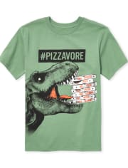 Camiseta con gráfico Pizzavore Dino para niños