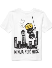Camiseta con gráfico Ninja para niños