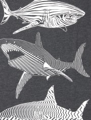 Boys Shark Graphic Tee