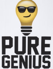 Boy Genius Emoji Graphic Tee