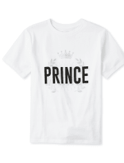 Boys Matching Family Foil Prince Graphic Tee