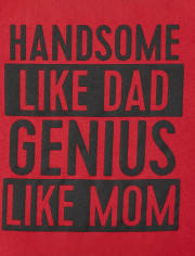 Baby And Toddler Boys Handsome Like Dad Graphic Tee