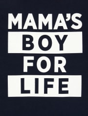 Baby And Toddler Boys Mama's Boy Graphic Tee