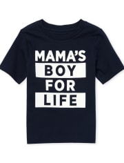 Baby And Toddler Boys Mama's Boy Graphic Tee