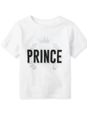 Baby And Toddler Boys Matching Family Foil Prince Graphic Tee