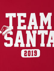 Adult Matching Family Team Santa Graphic Tee