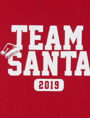 Body unisex con estampado de Papá Noel del equipo familiar a juego para bebé