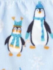 Baby And Toddler Boys Penguin Matching Fleece Pajama Pants