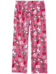 girls fleece pajama pants