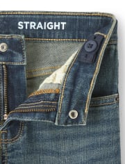 Boys Husky Basic Straight Jeans  The Children's Place CA - DKRINSEWSH