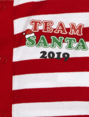 Kids Matching Family Candy Cane Stripe Snug Fit Cotton One Piece Pajamas