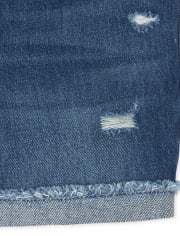 Girls Denim Boyfriend Shorts