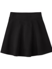 Girls Ponte Knit Skirt