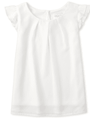Haut à volants pour filles