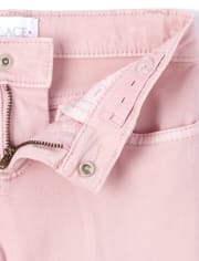 Girls Frayed Step Hem Super Skinny Jeans