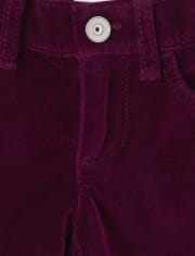 Pantalones de terciopelo para niñas
