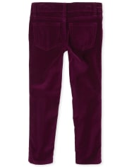 Pantalones de terciopelo para niñas