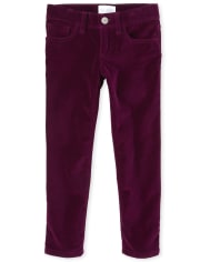 Pantalones de terciopelo para niñas