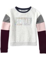Girls Active Squad French Terry Sweatshirt