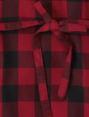 Girls Buffalo Plaid Twill Shirt Dress