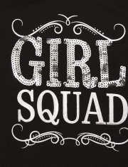 Top raglán con adornos para niñas