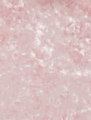 Vestido skater a juego con lazo en la espalda de terciopelo para niñas