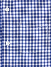 Camisa con botones a juego de popelina de cuadros vichy Dad And Me para niños