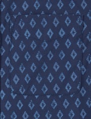 Camisa con botones a juego de popelina Diamond para niños
