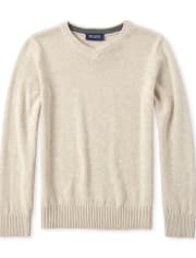 Pull assorti à col en V pour garçon