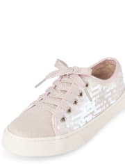 Zapatillas bajas con lentejuelas para niñas