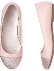 Girls Glitter Ballet Flats