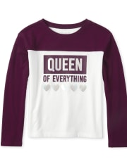 Camiseta de fútbol metalizada activa para niñas