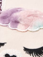 Sweat-shirt Active en tissu éponge avec fausse fourrure pour fille