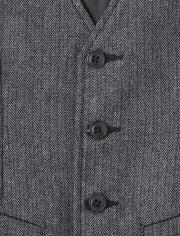 Boys Matching Dressy Vest
