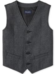 Boys Matching Dressy Vest