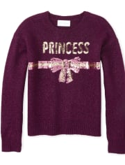 Girls Embellished Sweater