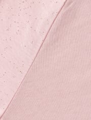 Top con purpurina para niñas