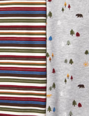 Body para bebé niño con gráfico Daddy Bear, paquete de 4