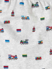 Baby Boys Train Pants 2-Pack